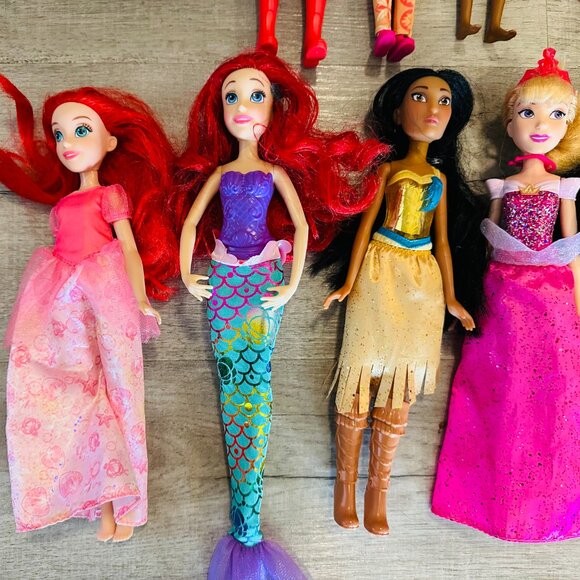 LOT of 26 Misc Dolls | Barbies | Disney Princesses | Spirit | Mermaids - Picture 4 of 9
